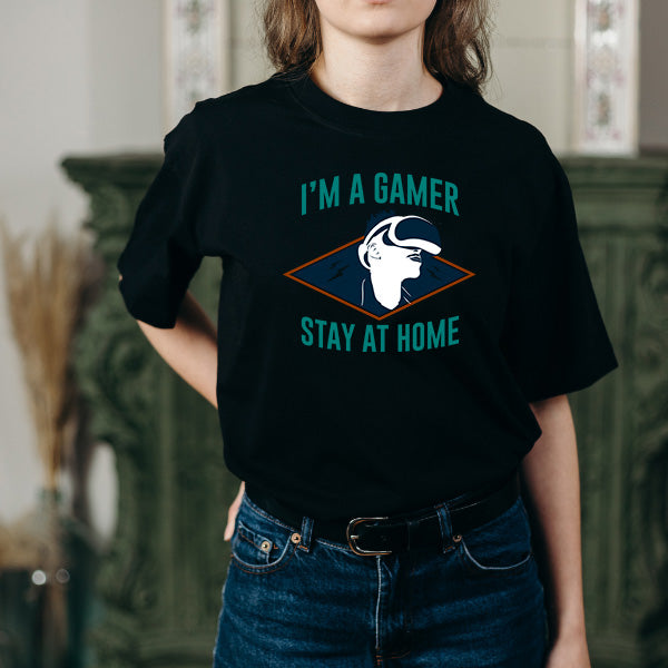 "I'm A Gamer Stay At Home" T-Shirt | Premium Gaming Apparel