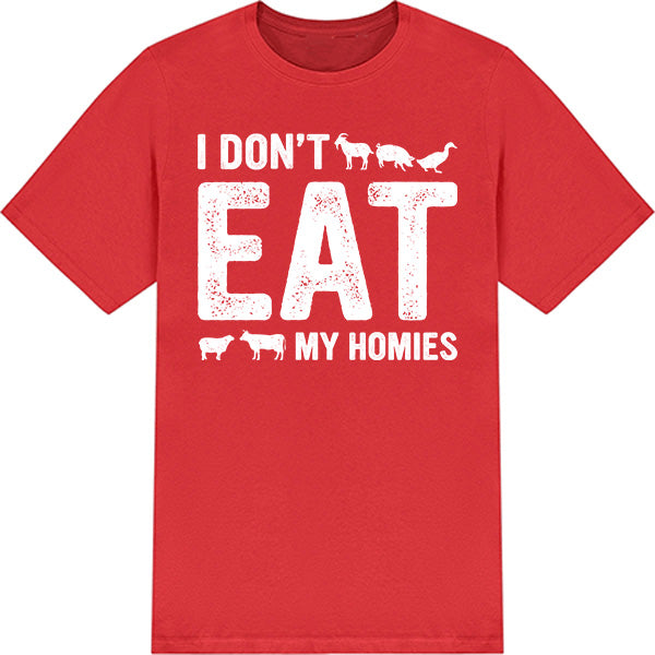 "I Don't Like My Homies" Vegan T-Shirt | Unisex Equestrian Wear