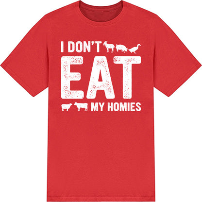 "I Don't Like My Homies" Vegan T-Shirt | Unisex Equestrian Wear
