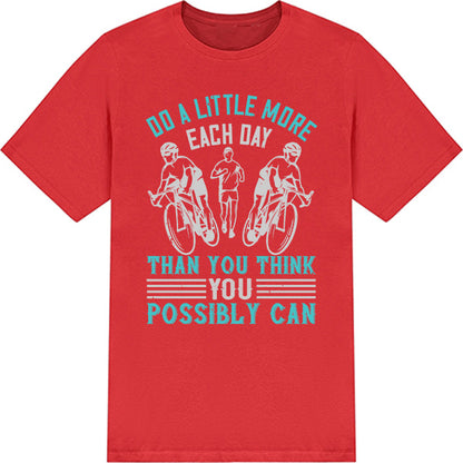 Unisex Runner's T-Shirt - 'Do A Little More' | Equestrian Shop