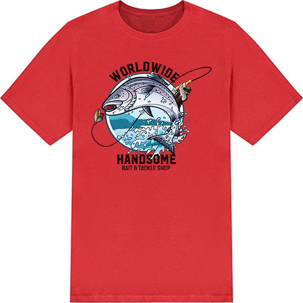 Unisex Fishing T-Shirt | Worldwide Handsome Bait & Tackle