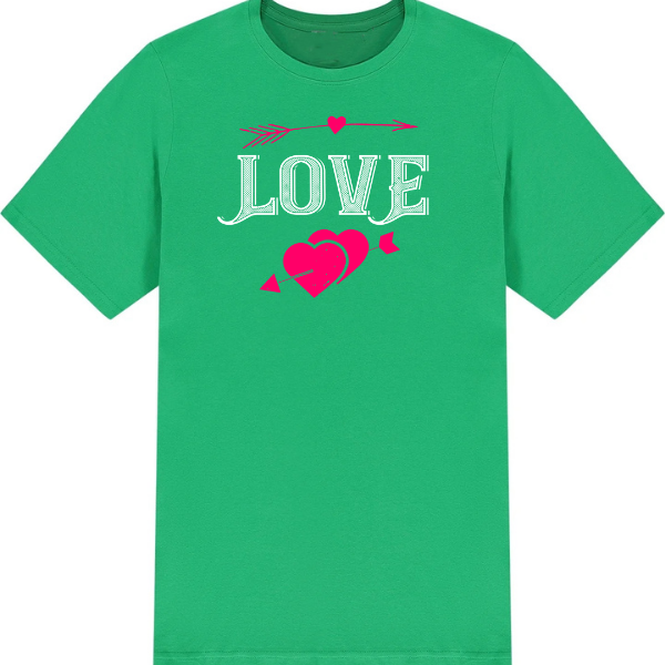 Love graphic T-shirt - image 3