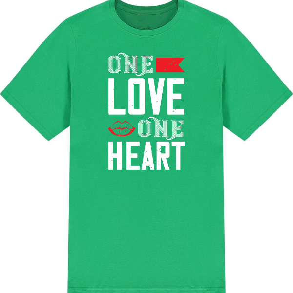 One Love One Heart graphic T-shirt - image 3