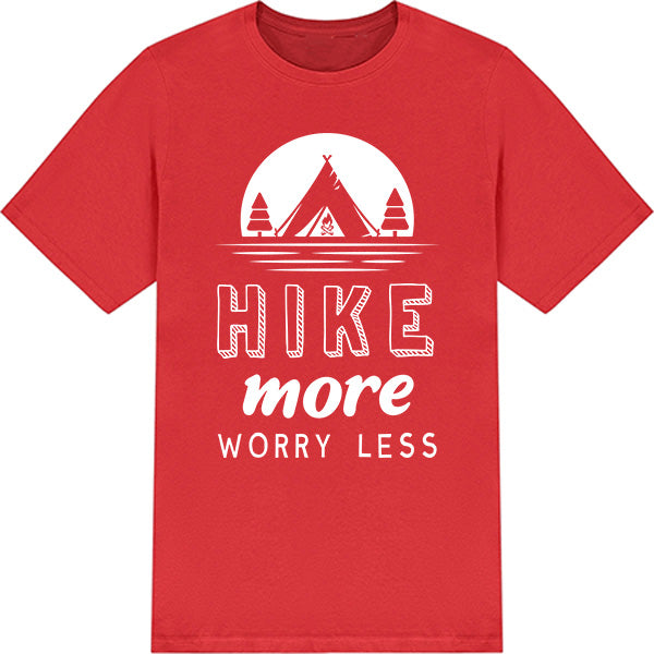 Hike More Worry Less graphic T-shirt - image 4