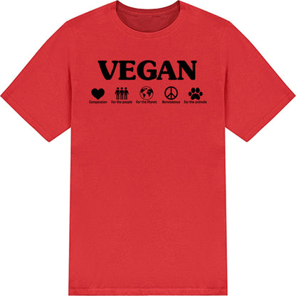 Vegan Compassion Unisex T-Shirt | Nonviolence & Vegan Vibes