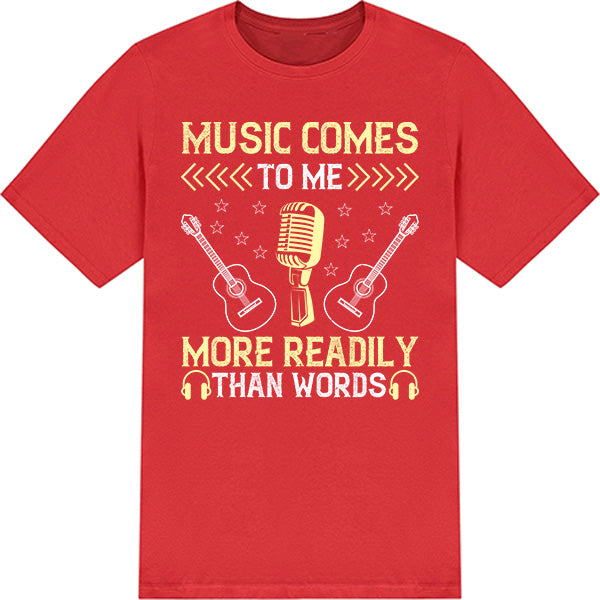 "Music Comes To Me" Unisex T-Shirt | Ideal for Music Lovers