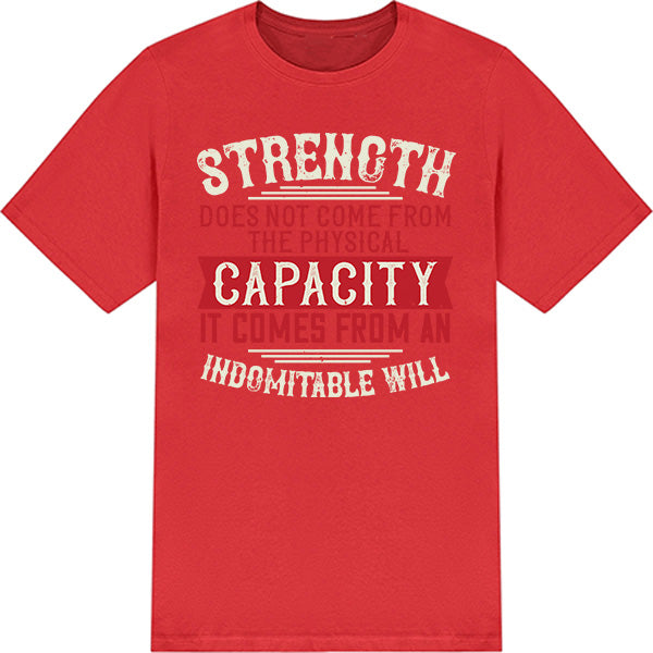Indomitable Will Unisex T-Shirt | Fitness Focus Collection