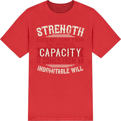Indomitable Will Unisex T-Shirt | Fitness Focus Collection
