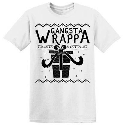 Gangsta Wrappa graphic T-shirt mockup