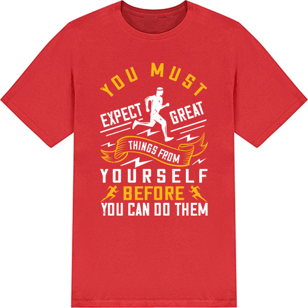"Great Things" Unisex T-Shirt | Runner's Edition - Shop Now