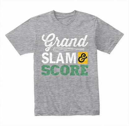 Grand Slam & Score graphic T-shirt mockup