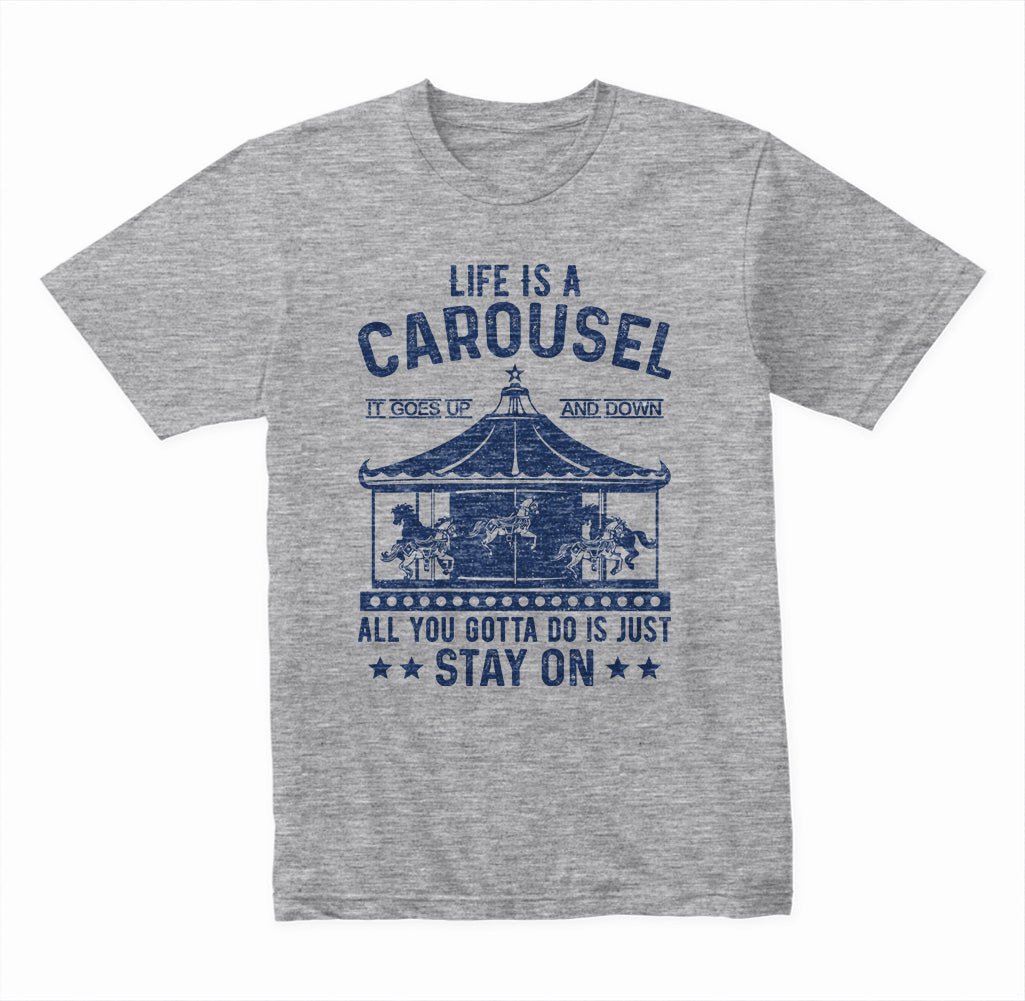 Life Is A Carousel graphic T-shirt - image 2
