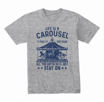 Life Is A Carousel graphic T-shirt - image 2