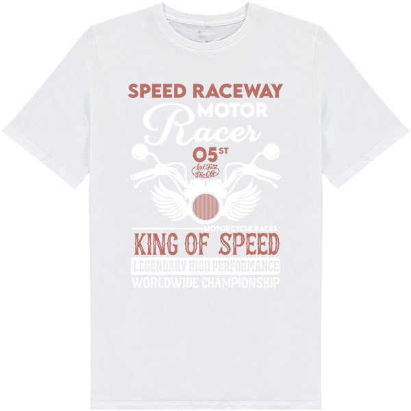 Speed Raceway Motor Racer T-Shirt | Unisex | For Bikers
