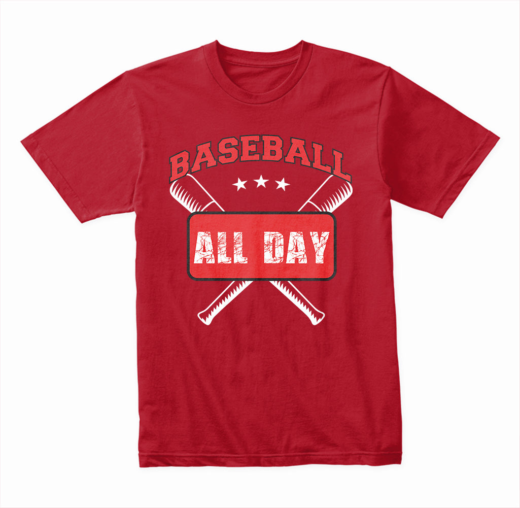 Baseball All Day graphic T-shirt - image 2