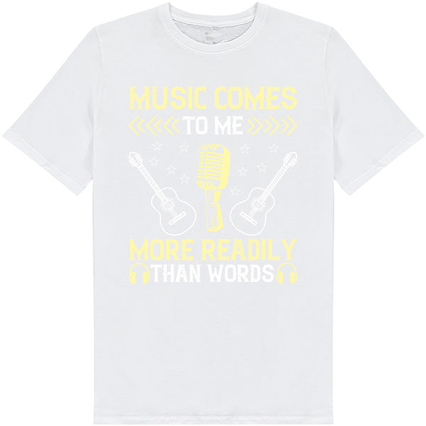 "Music Comes To Me" Unisex T-Shirt | Ideal for Music Lovers