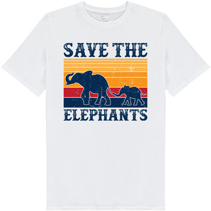 Save The Elephants Unisex T-Shirt | Vegan Vibes | Shop Now