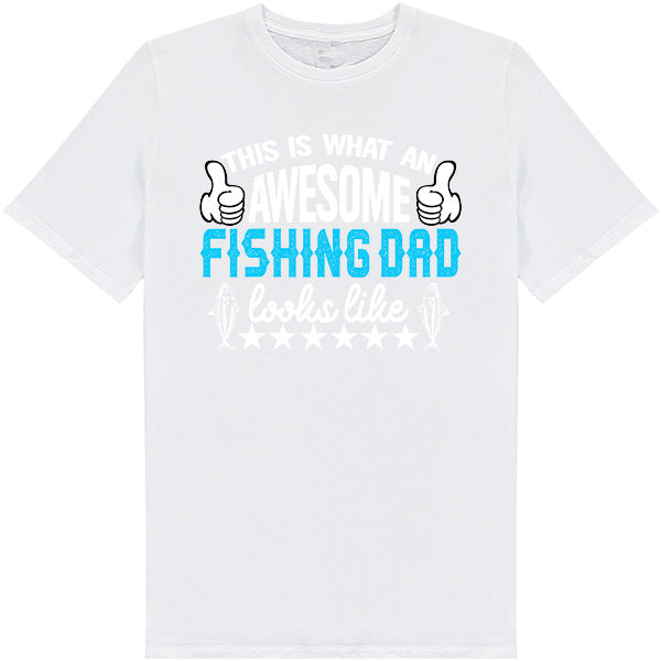 Awesome Fishing Dad Unisex T-Shirt | Perfect Gift for Anglers
