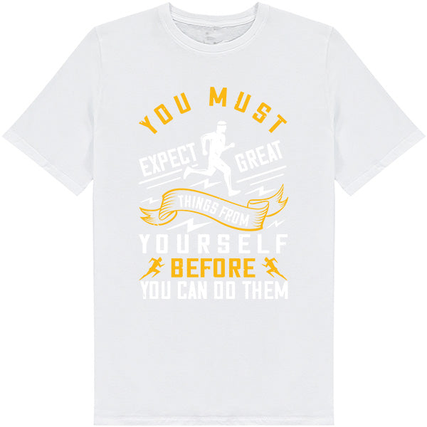 "Great Things" Unisex T-Shirt | Runner's Edition - Shop Now