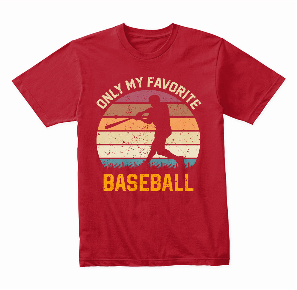 Only My Favorite Baseball graphic T-shirt - image 4
