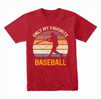 Only My Favorite Baseball graphic T-shirt - image 4