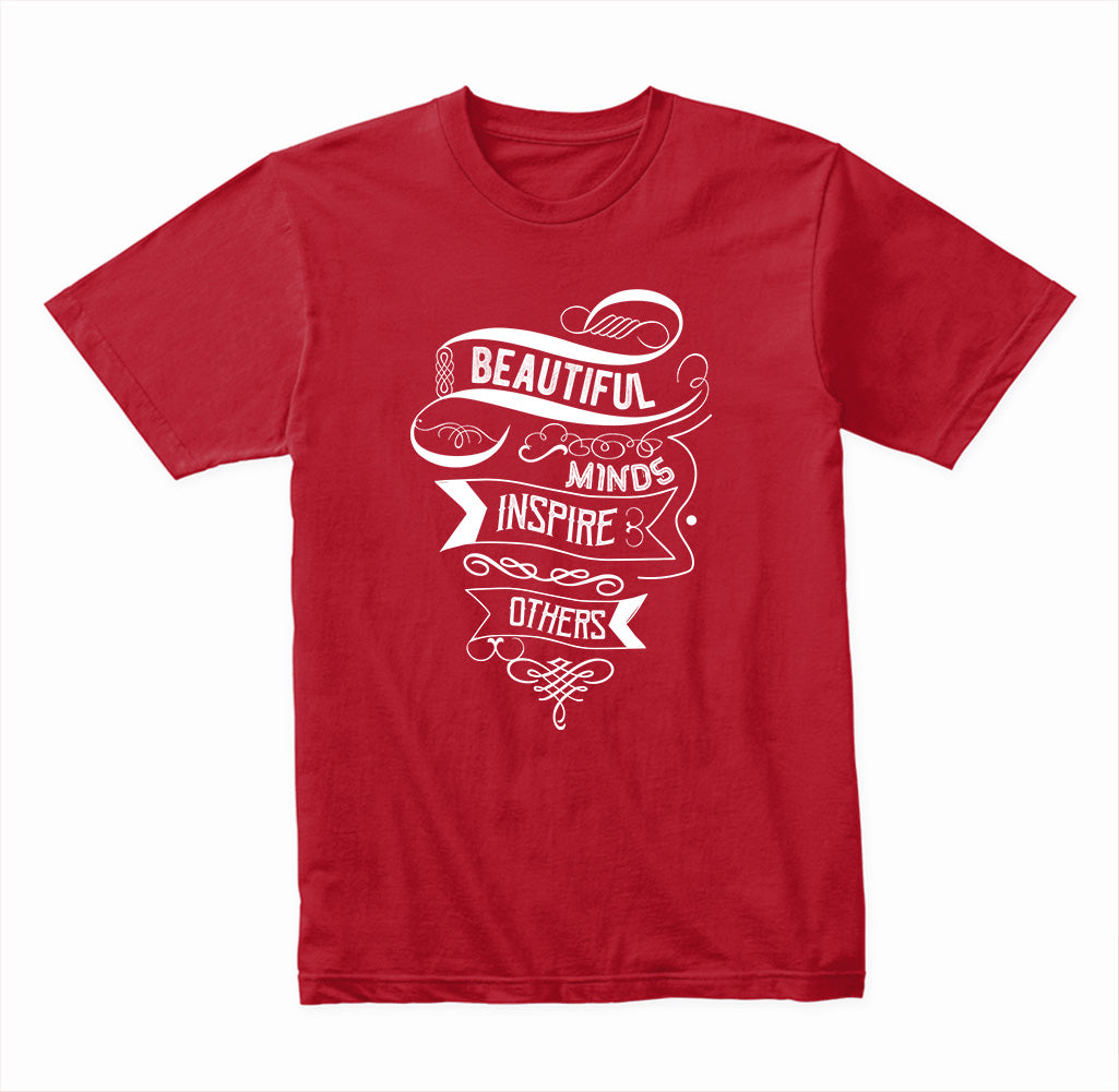 Beautiful Minds Inspire Others graphic T-shirt - image 4