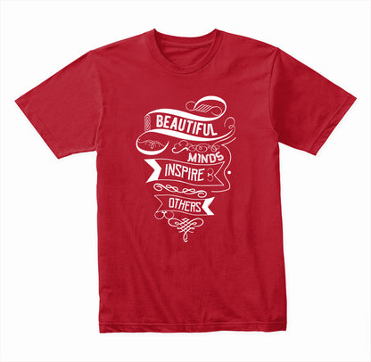 Beautiful Minds Inspire Others graphic T-shirt - image 4