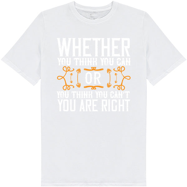 Unisex Equestrian T-Shirt - Motivational Quote | Fitness Focus