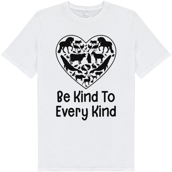 Be Kind To Every Kind – Unisex Graphic Tee | Embrace Vegan Vibes