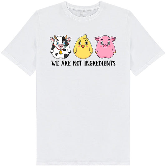 We Are Not Ingredients – Unisex Graphic Tee | Embrace Vegan Vibes