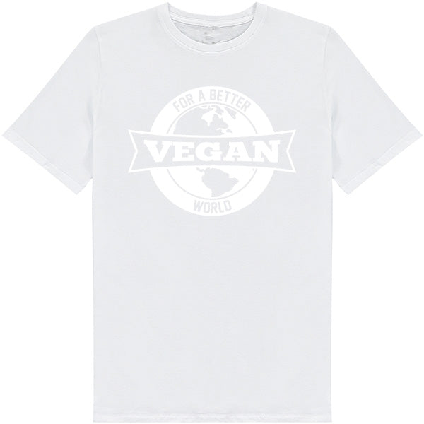 For Better Vegan World – Unisex Graphic Tee | Embrace Vegan Vibes