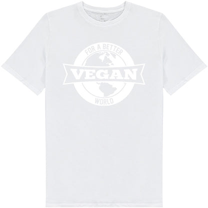 For Better Vegan World – Unisex Graphic Tee | Embrace Vegan Vibes