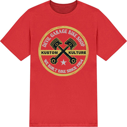 Unisex Devil Garage T-Shirt | Celebrating Motorcycle Craftsmanship