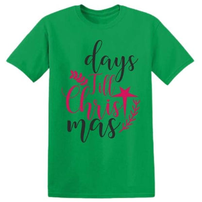 Days Till Christmas Countdown graphic T-shirt - image 2