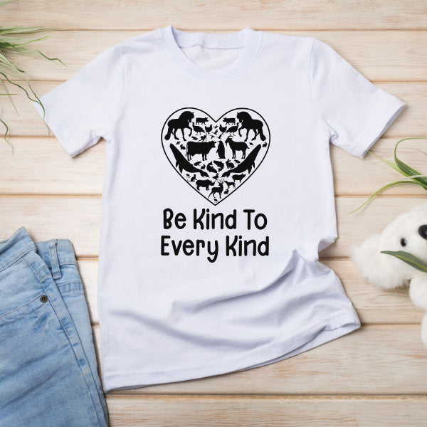 Be Kind To Every Kind – Unisex Graphic Tee | Embrace Vegan Vibes