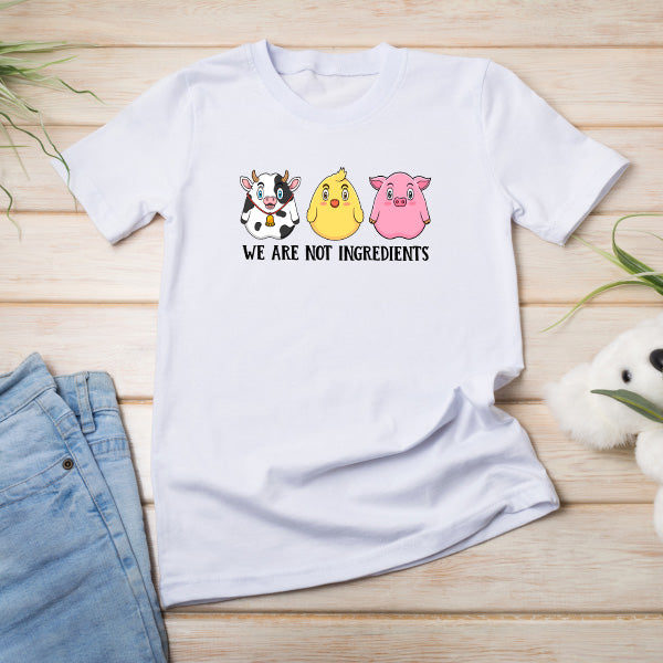 We Are Not Ingredients – Unisex Graphic Tee | Embrace Vegan Vibes