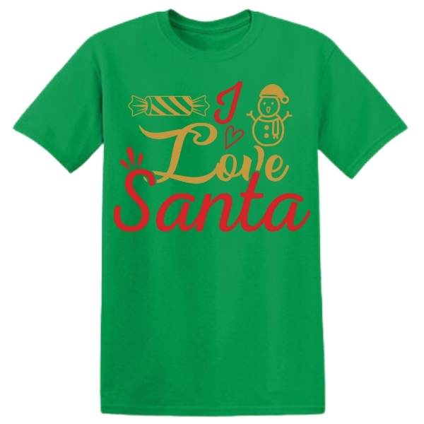 I Love Santa graphic T-shirt - image 3