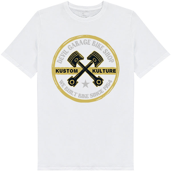 Unisex Devil Garage T-Shirt | Celebrating Motorcycle Craftsmanship