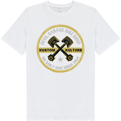 Unisex Devil Garage T-Shirt | Celebrating Motorcycle Craftsmanship