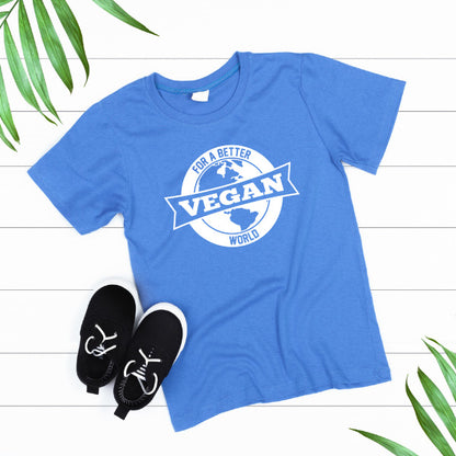 For Better Vegan World – Unisex Graphic Tee | Embrace Vegan Vibes