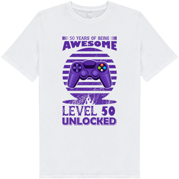 50 Years of Awesome Unisex T-Shirt | Premium Gaming Apparel