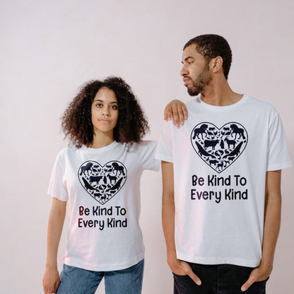Be Kind To Every Kind – Unisex Graphic Tee | Embrace Vegan Vibes