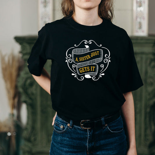 All You Need Is Love & A Sister T-Shirt | Perfect Gift for Sisters