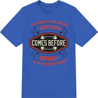 "Success Before Work" Unisex T-Shirt | Fitness Focus Collection