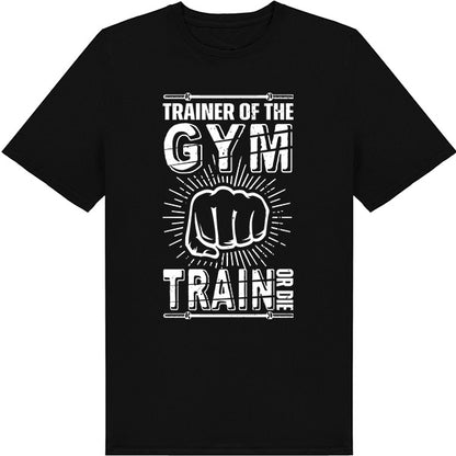 Unisex Gym Trainer T-Shirt - Train or Die V2 | Equestrian Gear