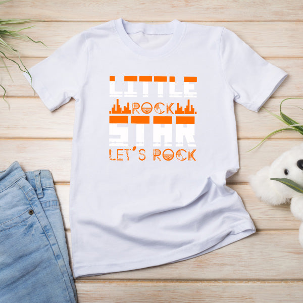 Little Star Let's Rock – Unisex Graphic Tee | Perfect for Music Enthusiasts