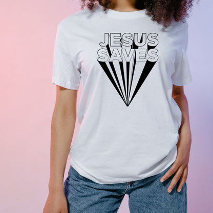 Jesus Saves V2 Unisex T-Shirt | Christian Apparel