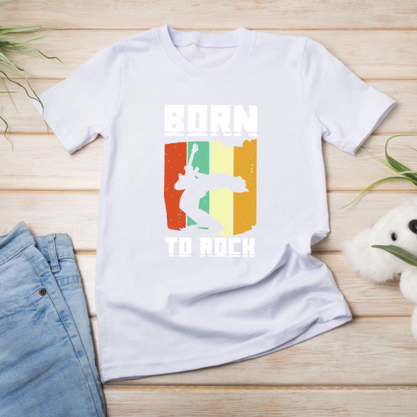 Born To Rock V2 – Unisex Graphic Tee | Perfect for Music Enthusiasts