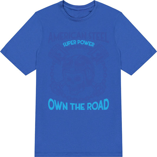 American Steel Unisex T-Shirt | Ideal for Motorcycle Fans