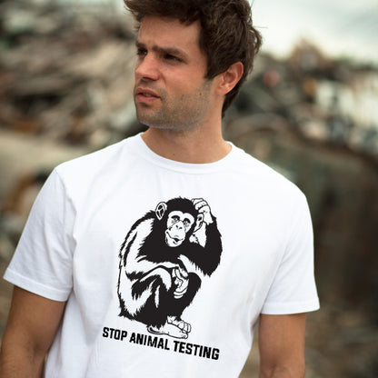 Stop Animal Testing T-Shirt | Vegan Vibes Collection